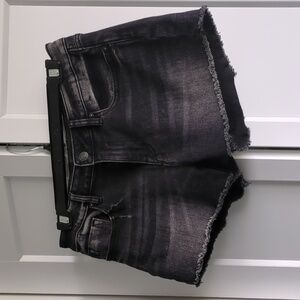 Vigoss Marley Black denim midrise shorts